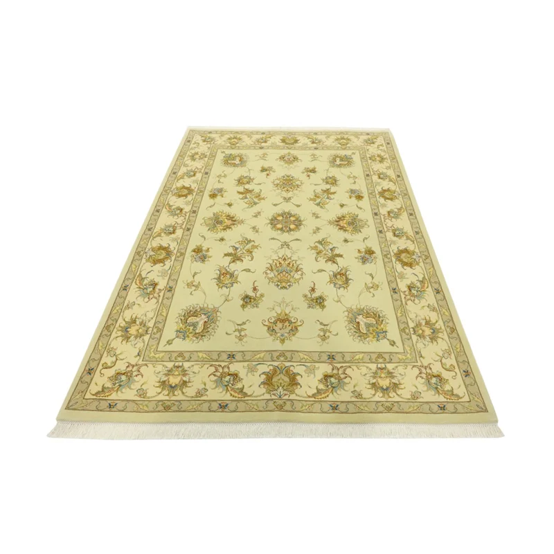 Täbriz Teppich 145x203cm - Perserteppich - beige