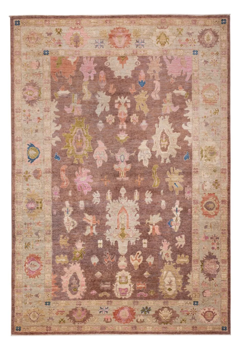 Usak Teppich 245x342cm - Orientteppich - lila