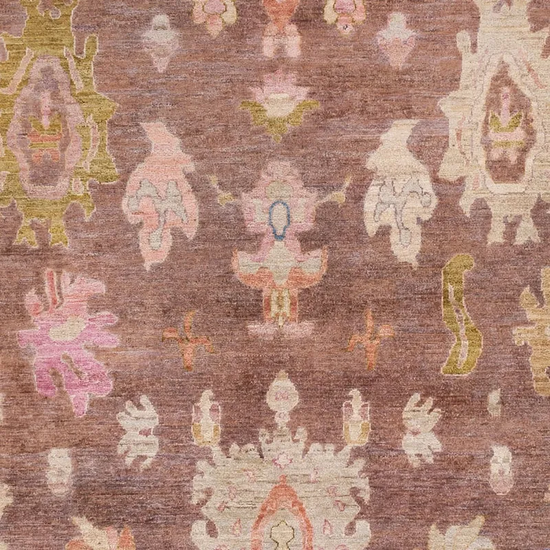 Usak Teppich 245x342cm - Orientteppich - lila