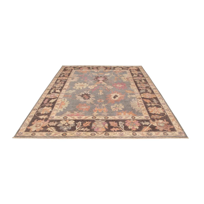Usak Teppich 247x338cm - Orientteppich - hellblau