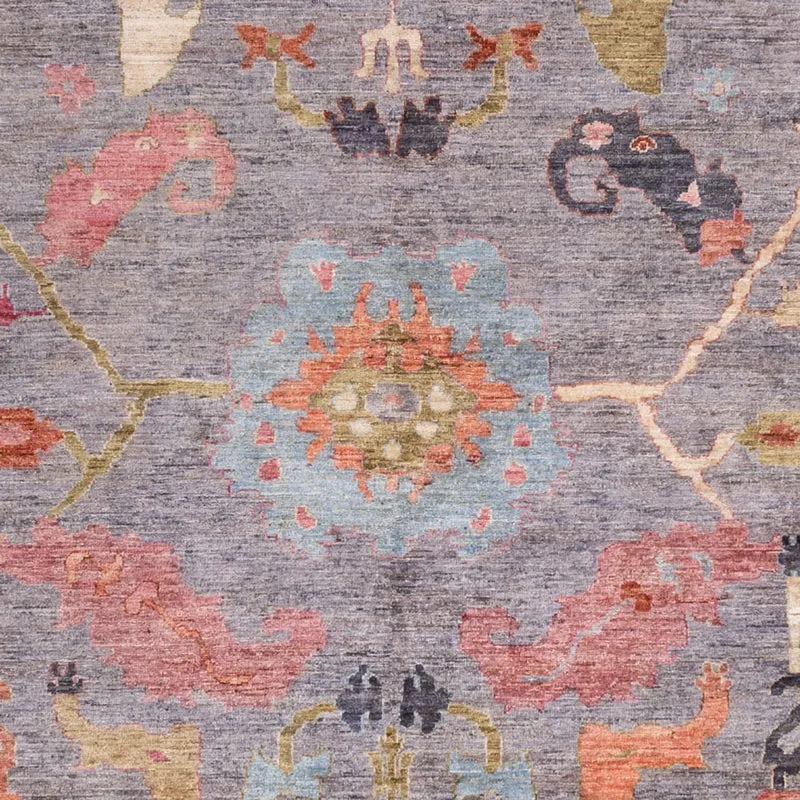 Usak Teppich 242x346cm - Orientteppich - mehrfarbig
