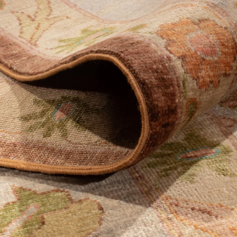 Usak Teppich 243x343cm - Orientteppich - dunkelbeige