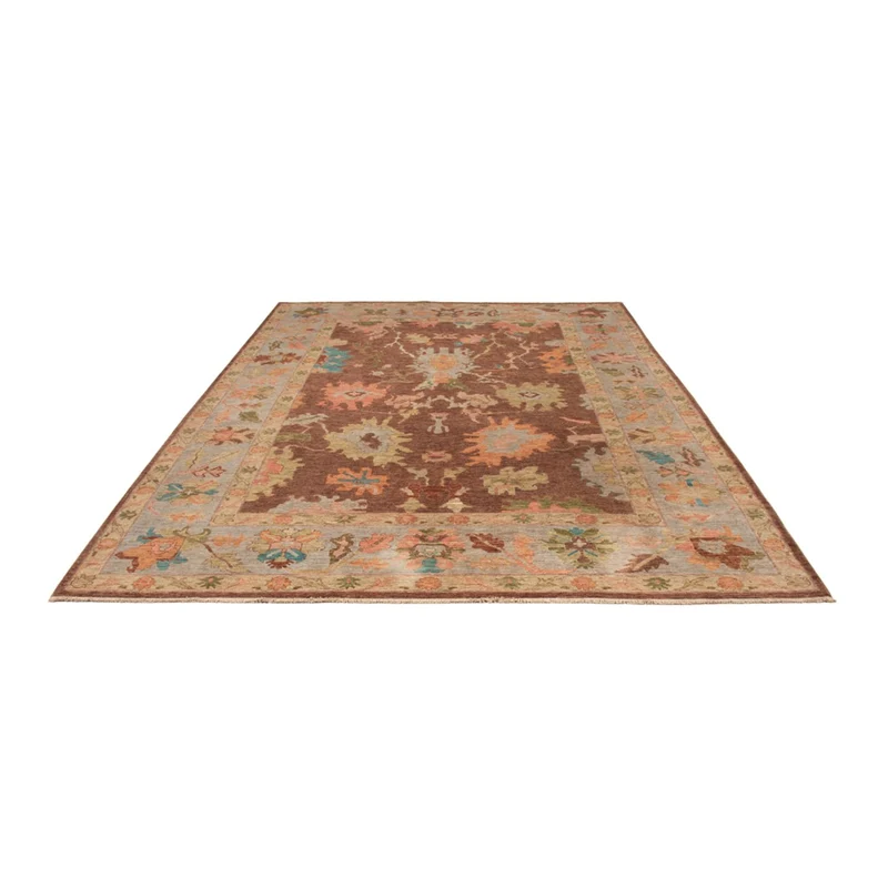 Usak Teppich 243x343cm - Orientteppich - dunkelbeige