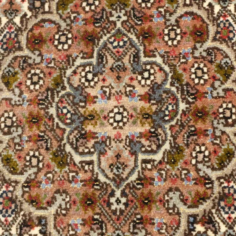Täbriz - 50 Raj Teppich 59x92cm - Perserteppich - dunkelbeige