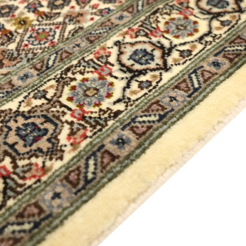 Täbriz - 50 Raj Teppich 59x92cm - Perserteppich - dunkelbeige