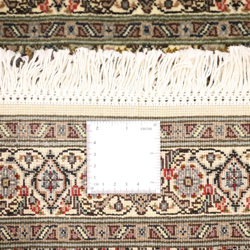 Täbriz - 50 Raj Teppich 59x92cm - Perserteppich - dunkelbeige