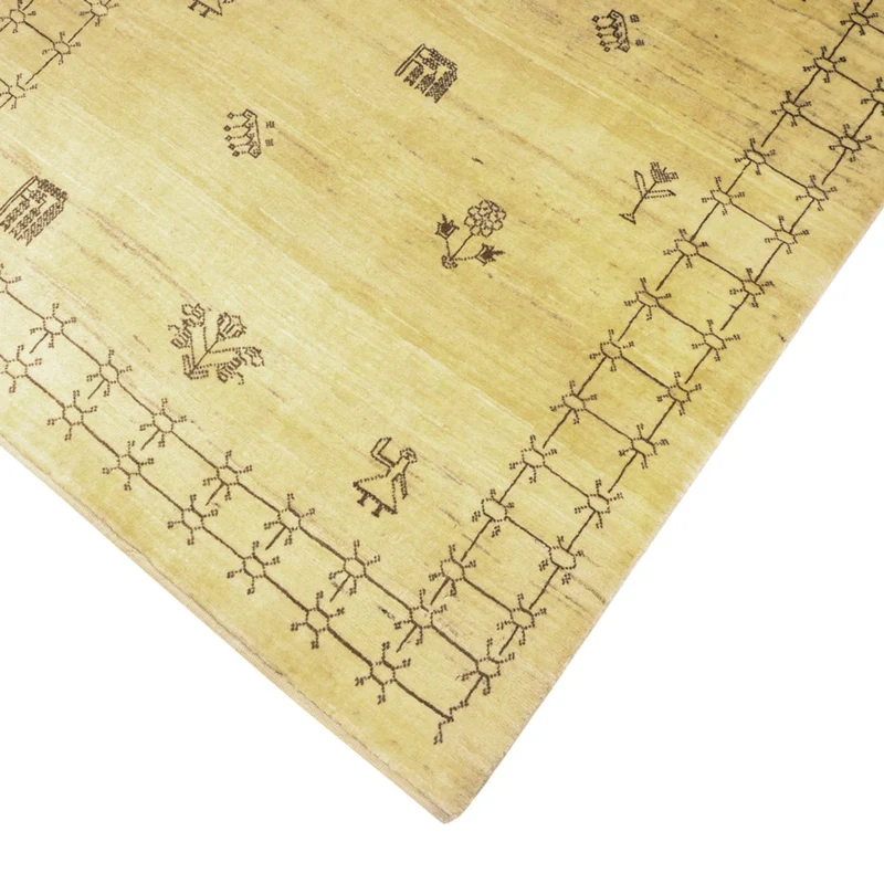 Kaschkuli Teppich 101x150cm - Perserteppich - beige