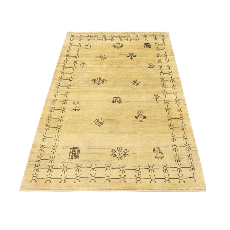 Kaschkuli Teppich 101x150cm - Perserteppich - beige
