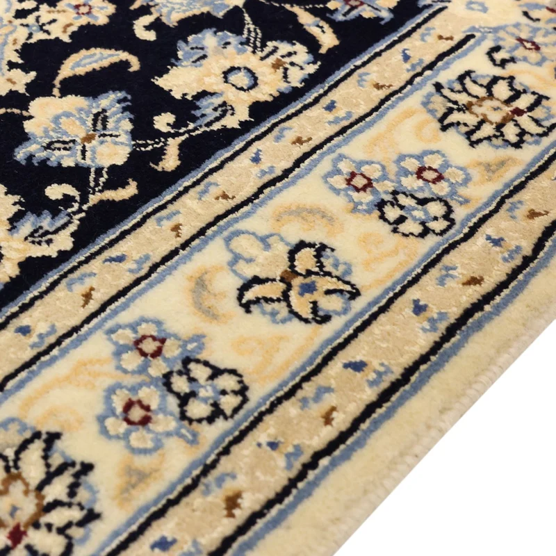Nain - 9La Teppich 86x136cm - Perserteppich - dunkelblau
