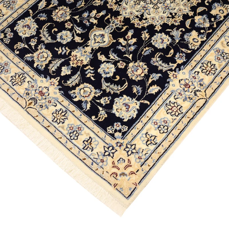 Nain - 9La Teppich 86x136cm - Perserteppich - dunkelblau