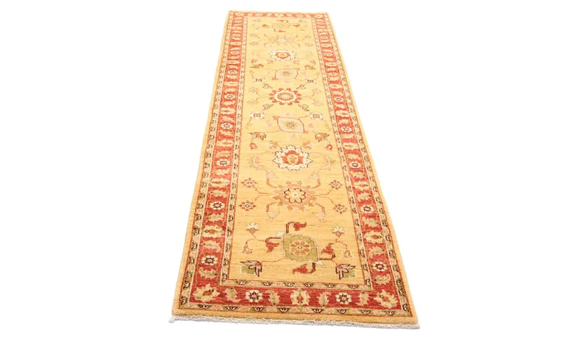 Ziegler Teppich 67x298cm - Orientteppich - beige