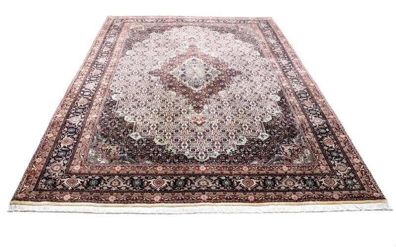 Bidjar - Takab Teppich 210x296cm - Perserteppich - blau