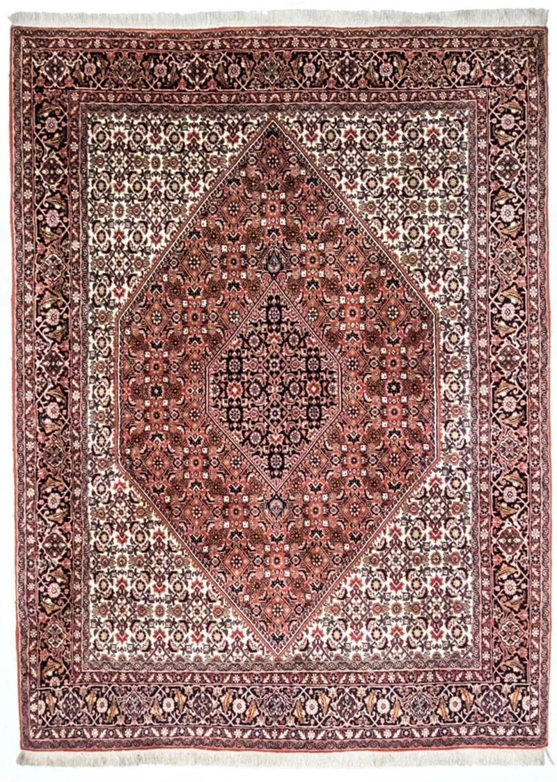 Bidjar - Zanjan Teppich 178x235cm - Perserteppich - hellrot