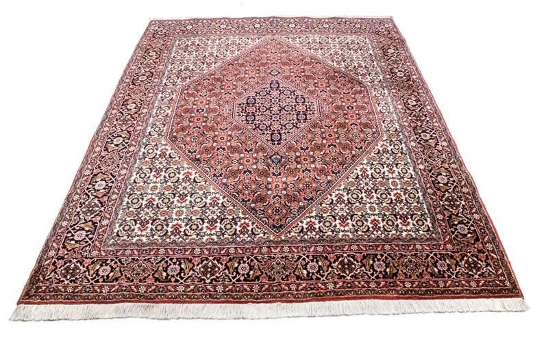 Bidjar - Zanjan Teppich 178x235cm - Perserteppich - hellrot