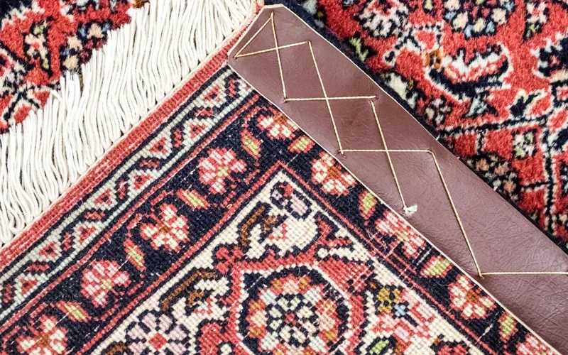 Bidjar - Zanjan Teppich 125x216cm - Perserteppich - hellrot