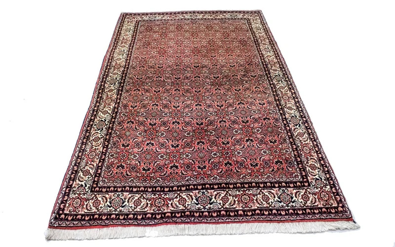 Bidjar - Zanjan Teppich 125x216cm - Perserteppich - hellrot