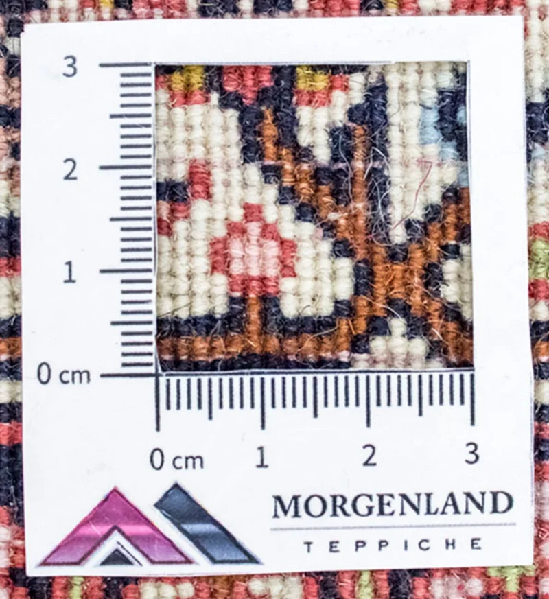 Bidjar - Zanjan Teppich 125x216cm - Perserteppich - hellrot