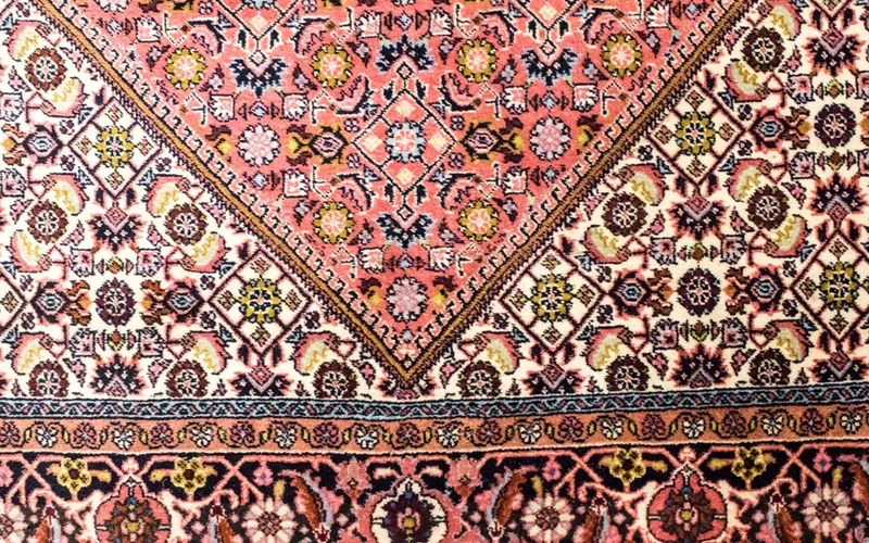 Bidjar - Zanjan Teppich 170x255cm - Perserteppich - hellrot
