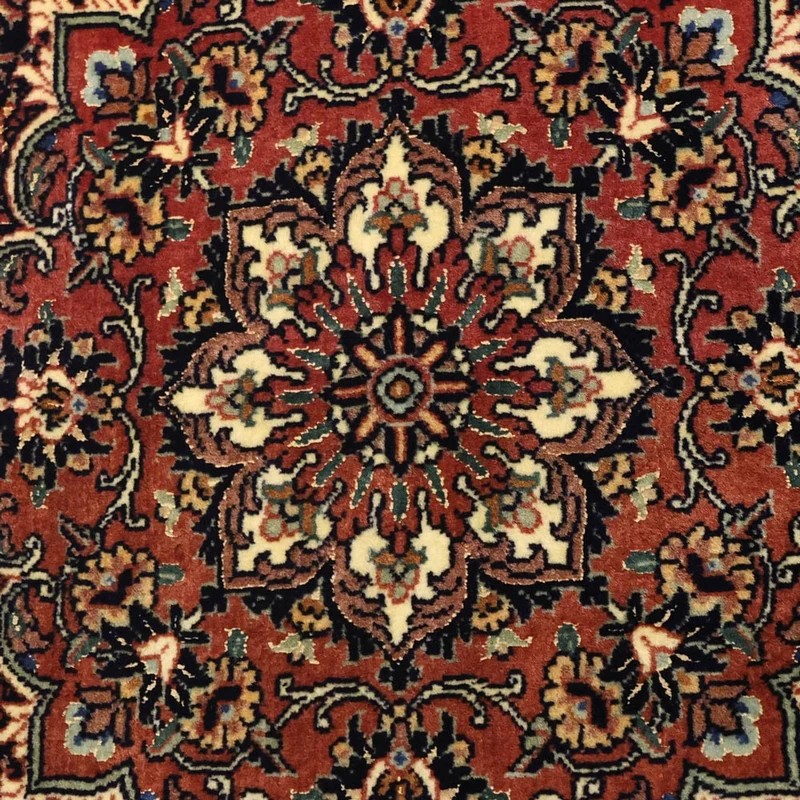 Bidjar Teppich 89x149cm - Perserteppich - dunkelrot