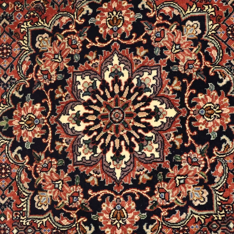 Bidjar Teppich 91x153cm - Perserteppich - dunkelrot