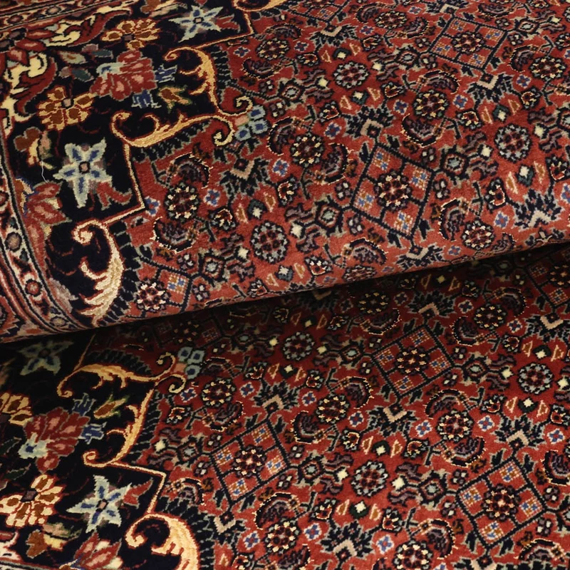 Bidjar Teppich 91x153cm - Perserteppich - dunkelrot
