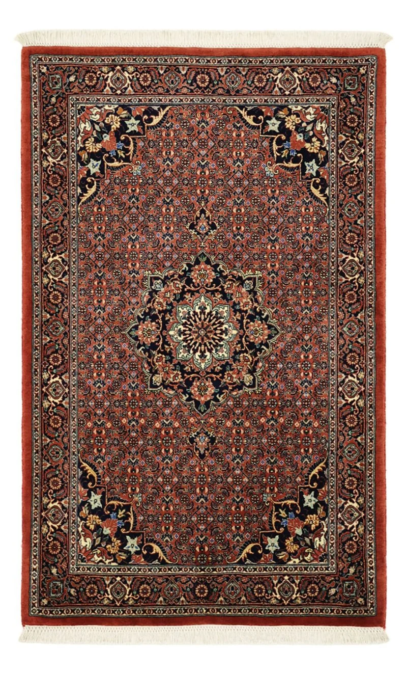 Bidjar Teppich 90x147cm - Perserteppich - dunkelrot