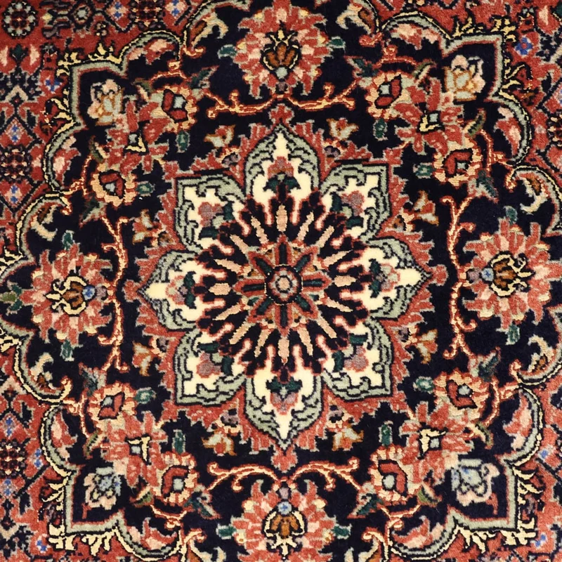 Bidjar Teppich 90x147cm - Perserteppich - dunkelrot