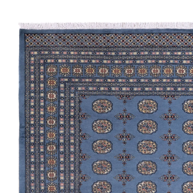 Buchara Teppich 250x297cm - Orientteppich - blau