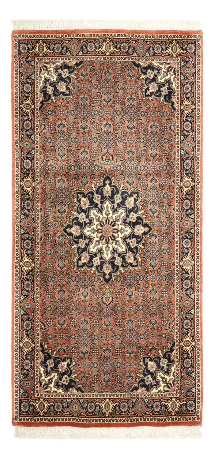 Bidjar Teppich 68x140cm - Perserteppich - dunkelrot