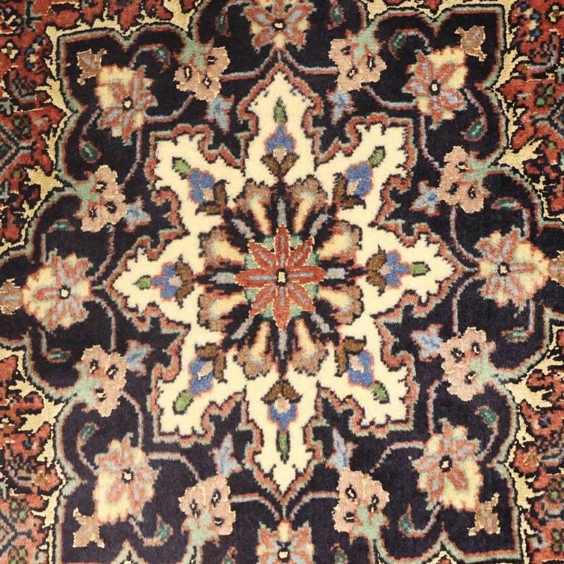 Bidjar Teppich 68x140cm - Perserteppich - dunkelrot