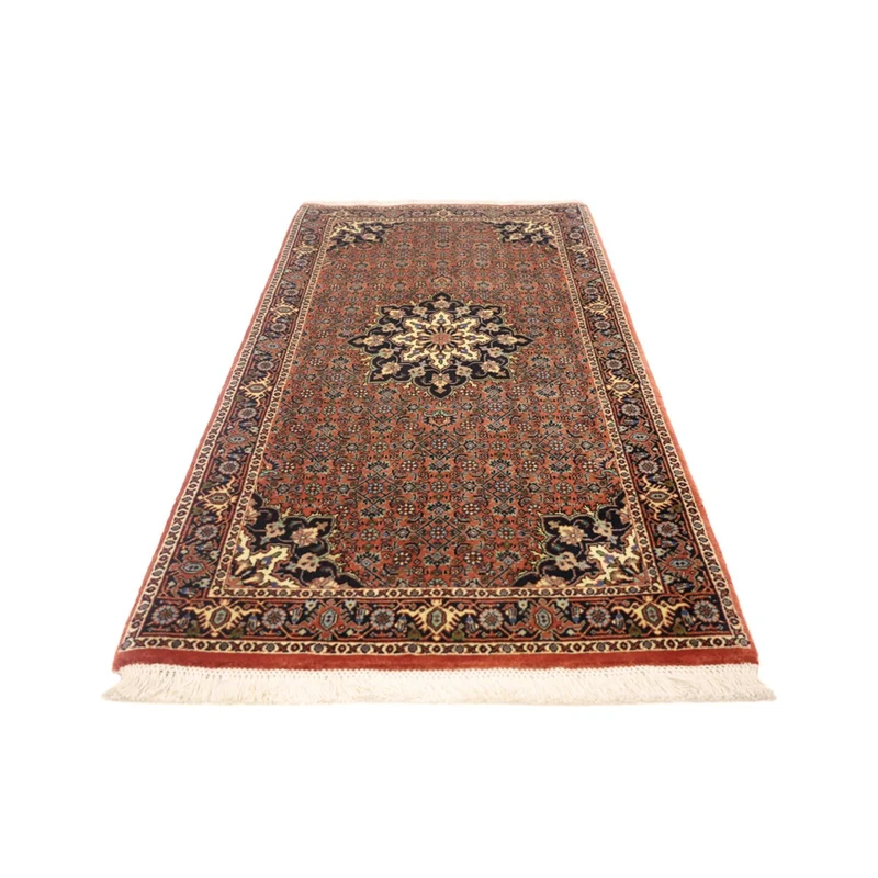 Bidjar Teppich 68x140cm - Perserteppich - dunkelrot