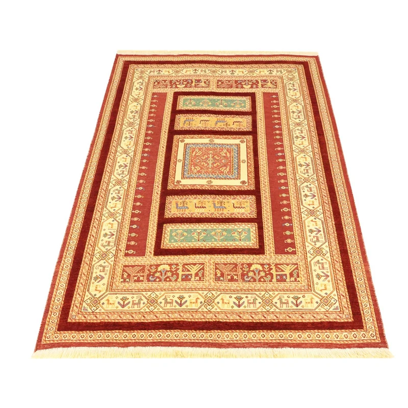 Kelim Fars Teppich 111x155cm - mehrfarbig
