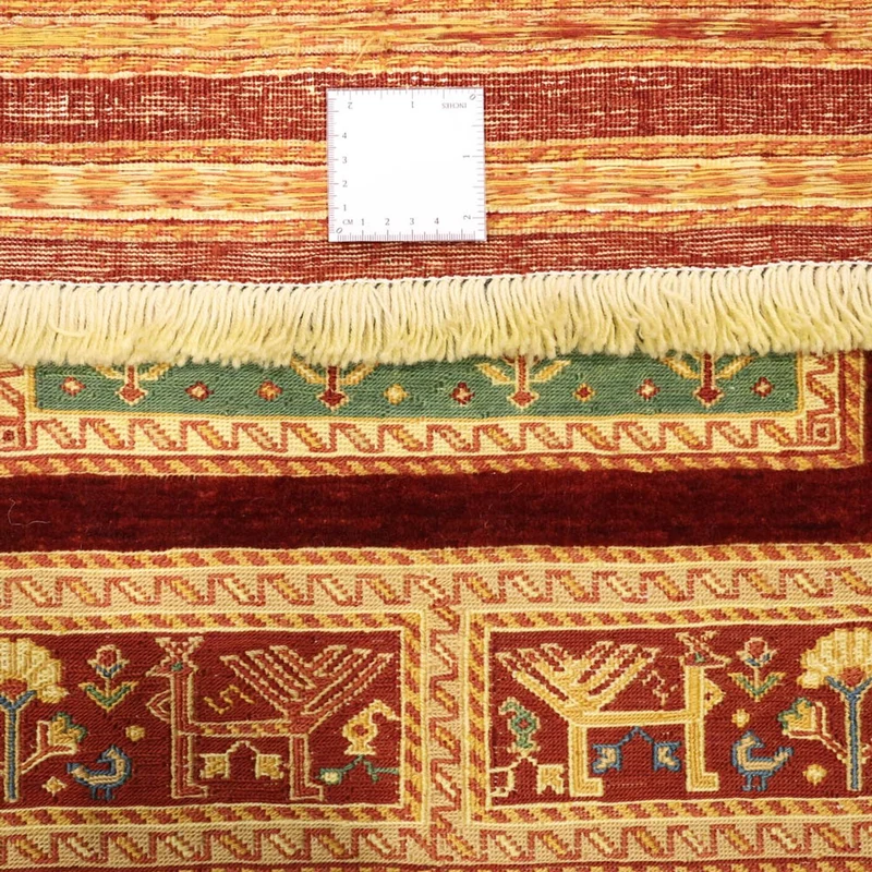 Kelim Fars Teppich 111x155cm - mehrfarbig