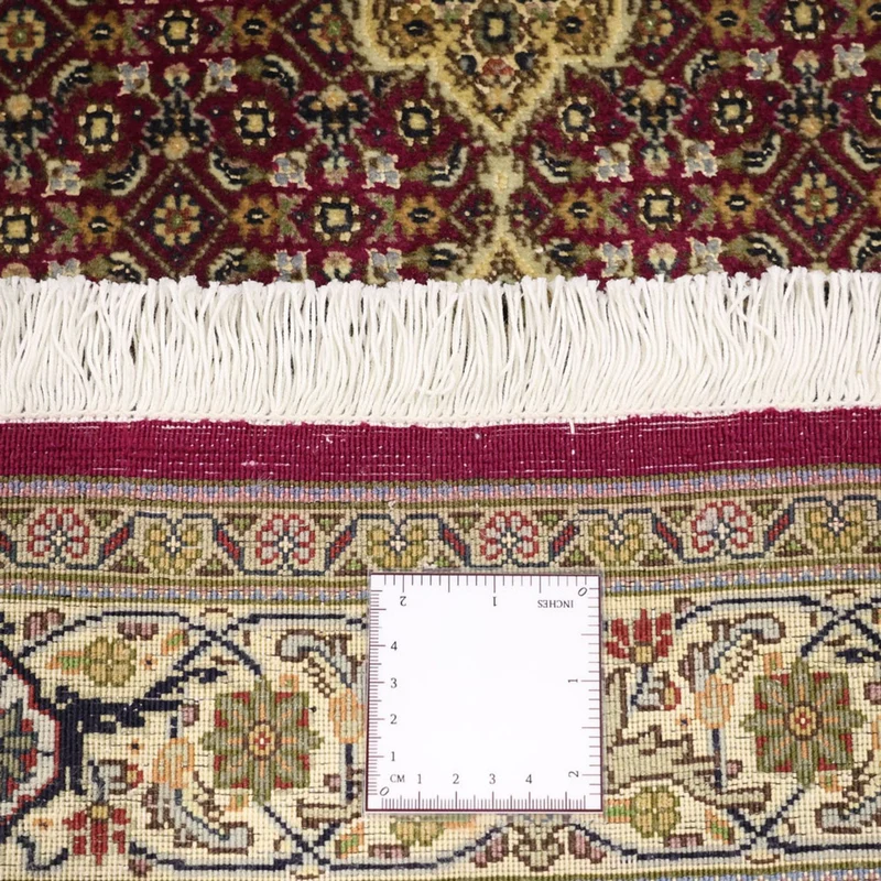 Täbriz - 50 Raj Teppich 99x149cm - Perserteppich - rot