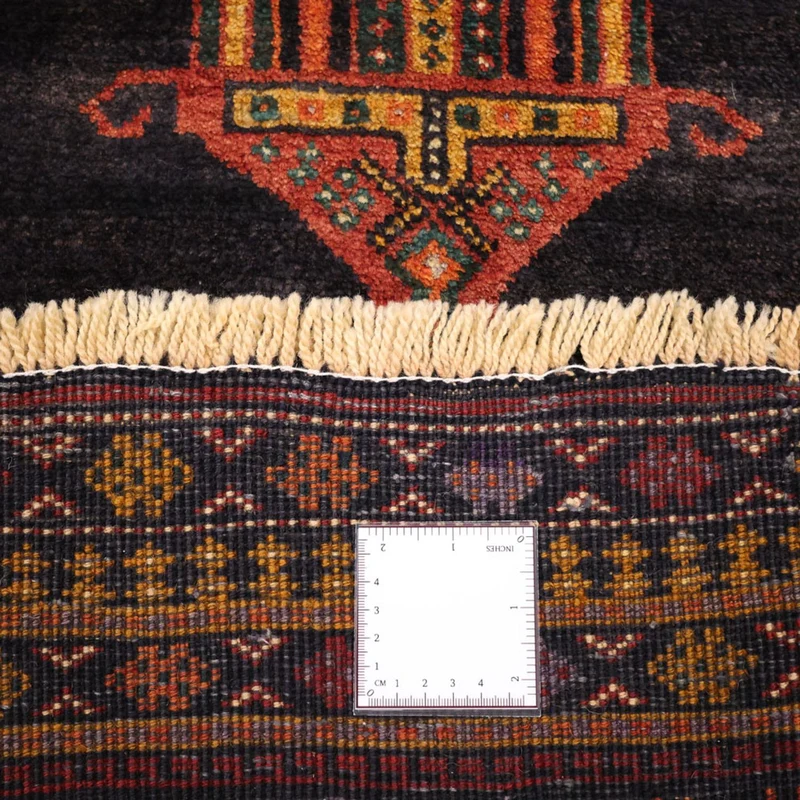 Belutsch Teppich 125x274cm - Orientteppich - dunkelblau