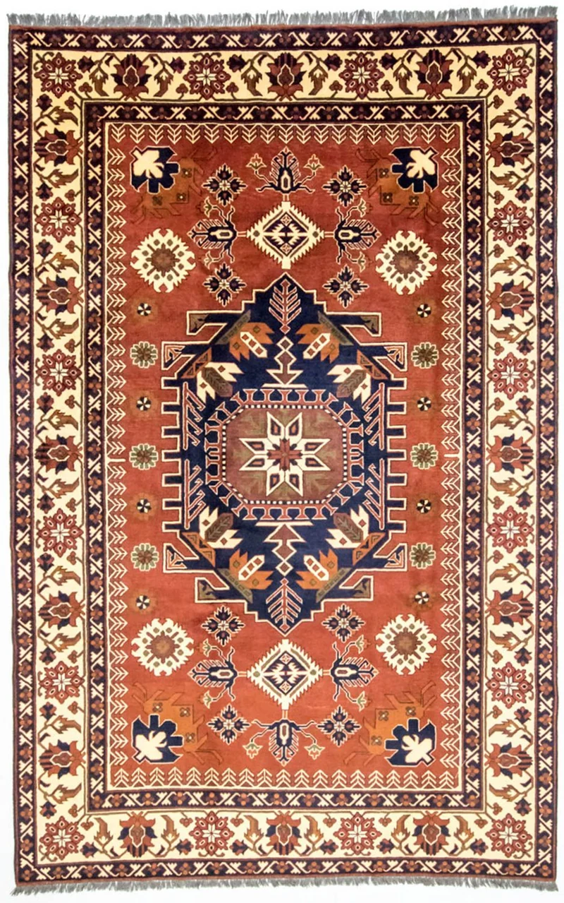 Hatschlu Teppich 203x313cm - Orientteppich - rost