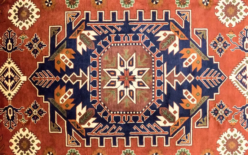 Hatschlu Teppich 203x313cm - Orientteppich - rost