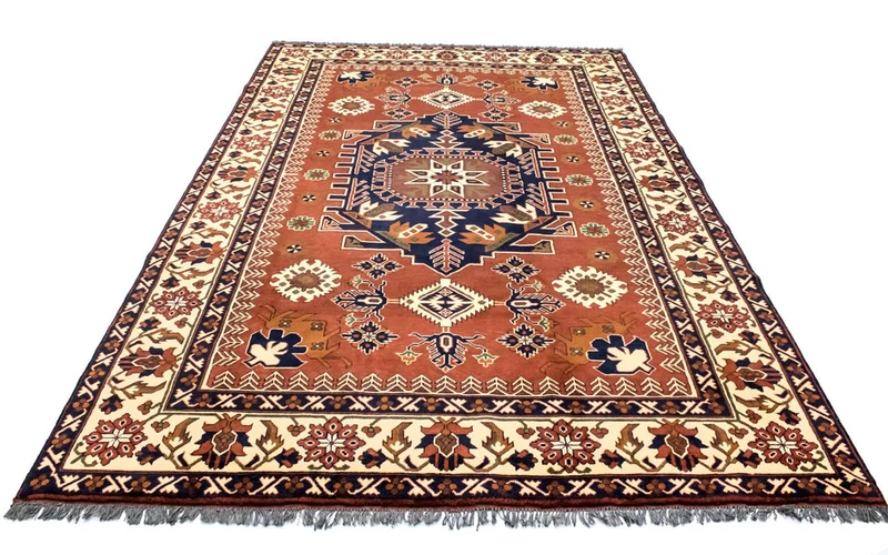 Hatschlu Teppich 203x313cm - Orientteppich - rost
