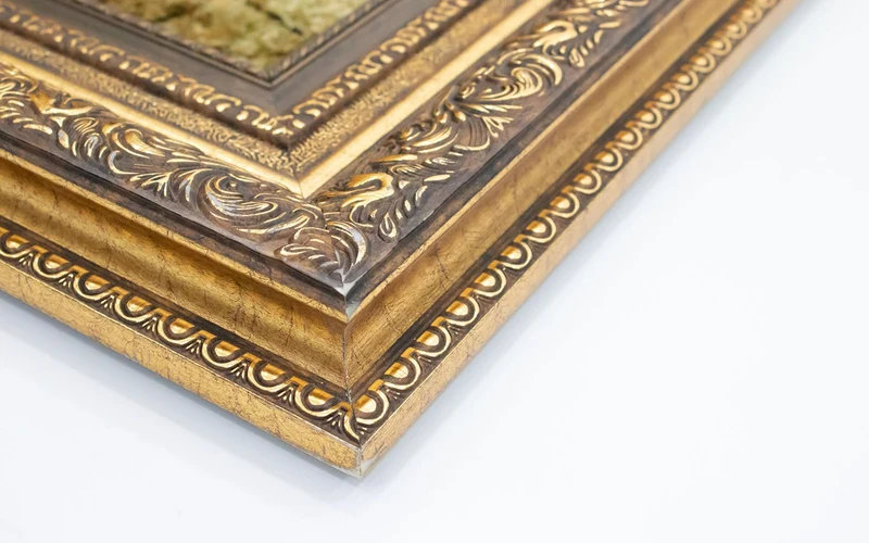Bild-Teppich 75x112cm - Orientteppich - mehrfarbig