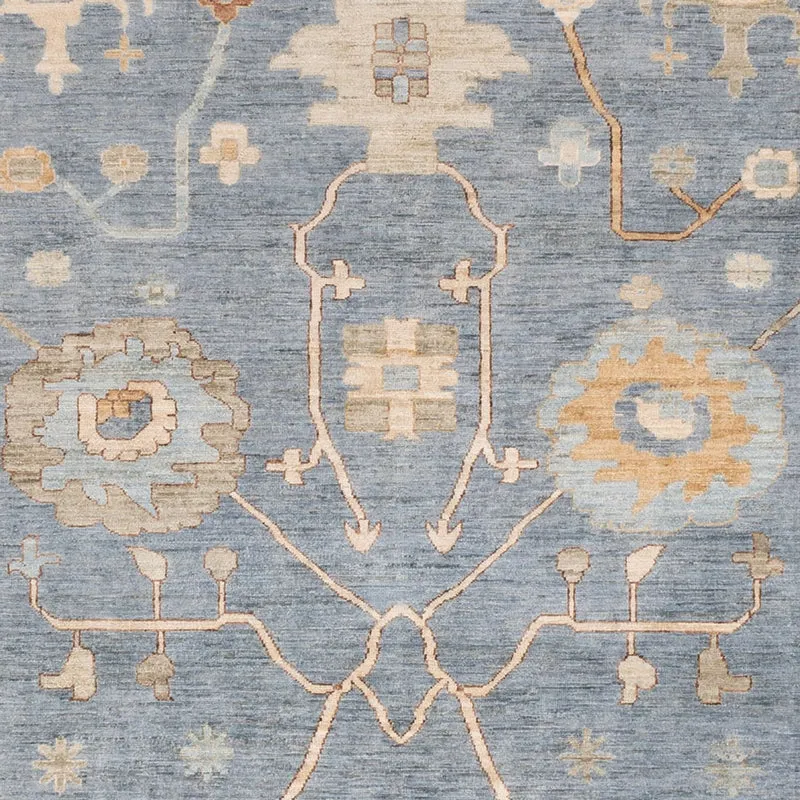 Usak Teppich 241x347cm - Orientteppich - türkis
