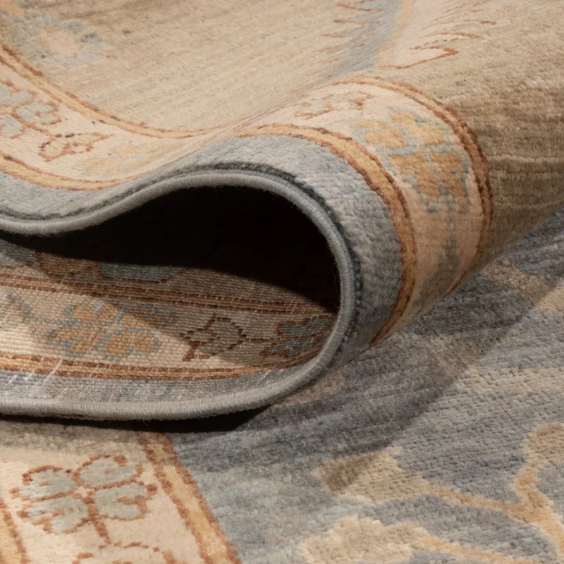 Usak Teppich 241x347cm - Orientteppich - türkis