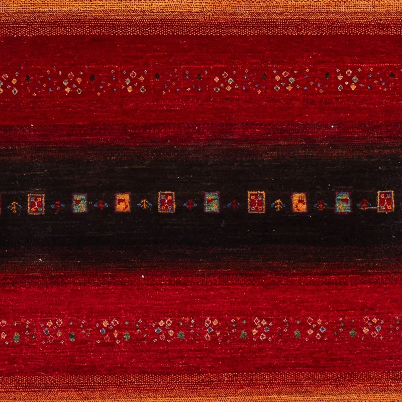 Indo Loribaft Teppich 257x304cm - Wollteppich - mehrfarbig
