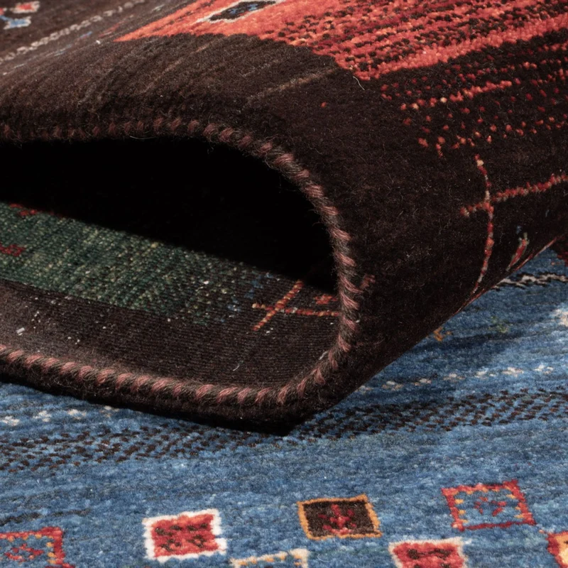Indo Loribaft Teppich 257x304cm - Wollteppich - mehrfarbig