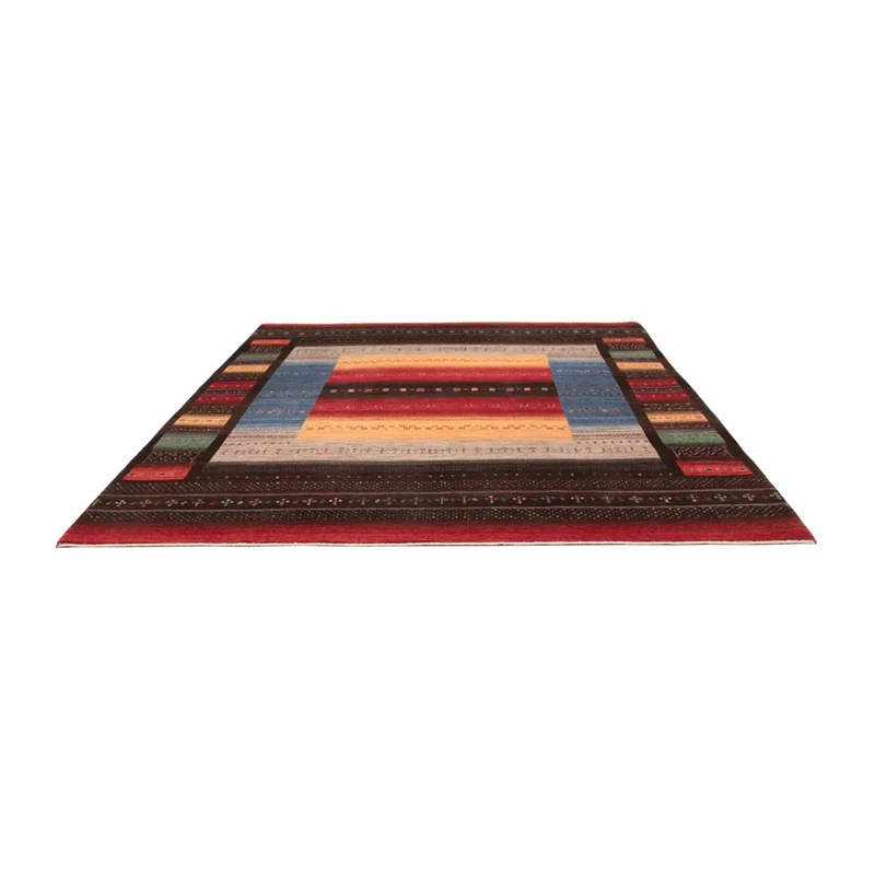 Indo Loribaft Teppich 257x304cm - Wollteppich - mehrfarbig