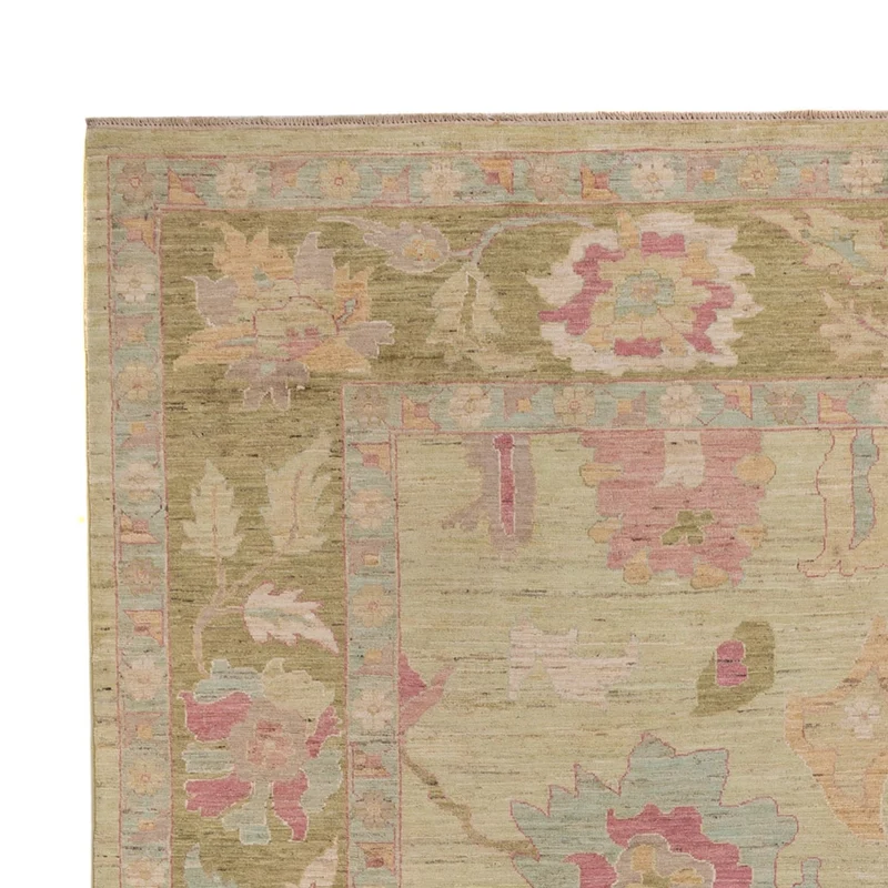 Usak Teppich 242x340cm - Orientteppich - sand