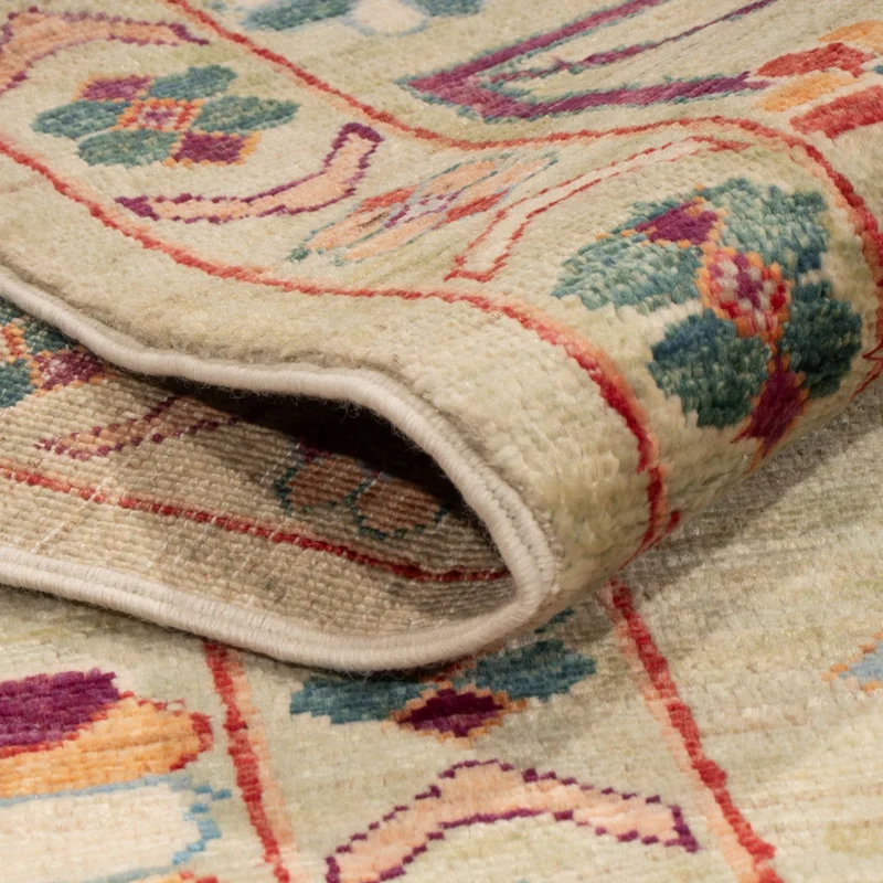Usak Teppich 244x336cm - Orientteppich - hellgrün