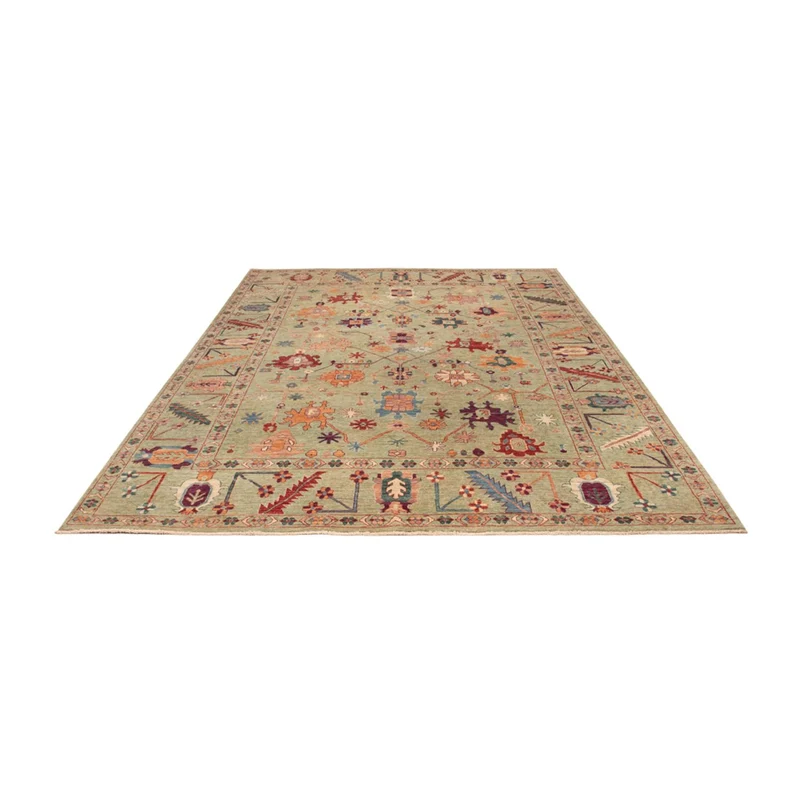 Usak Teppich 244x336cm - Orientteppich - hellgrün