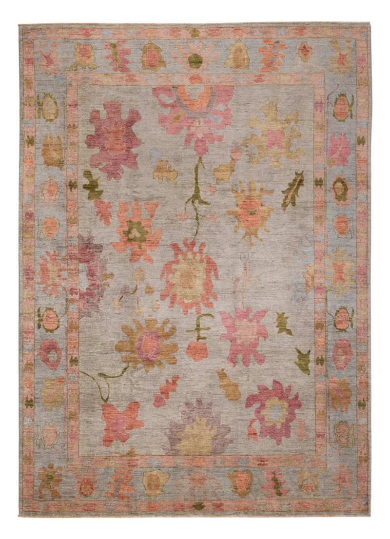 Usak Teppich 244x335cm - Orientteppich - dunkelbeige