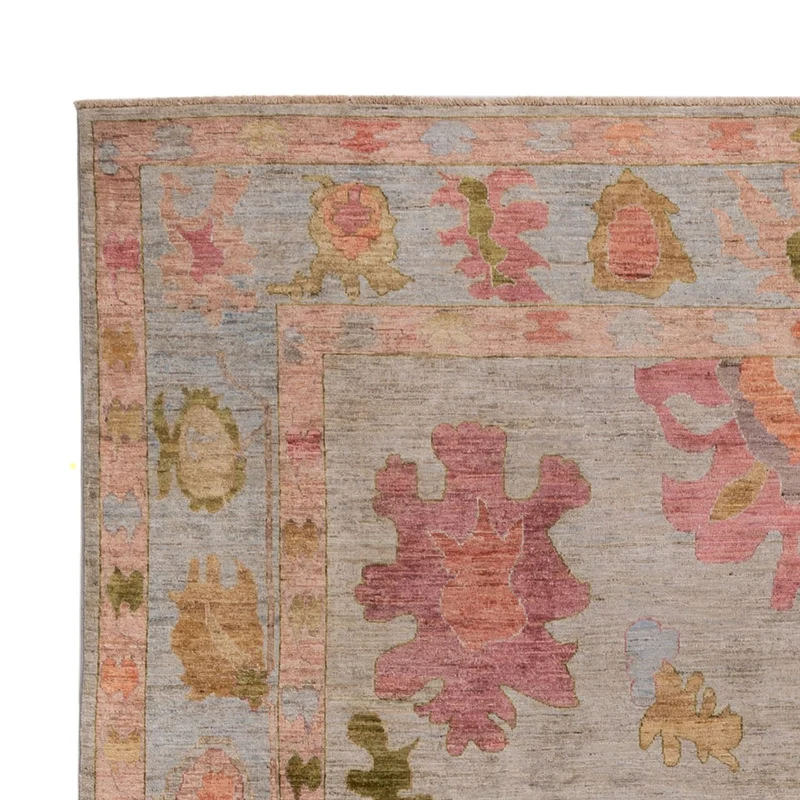 Usak Teppich 244x335cm - Orientteppich - dunkelbeige