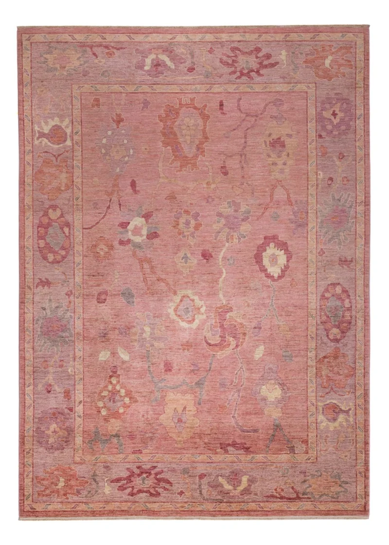 Usak Teppich 241x338cm - Orientteppich - lila